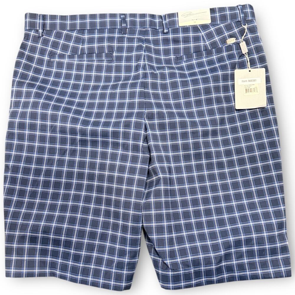 NWT Greg Norman Signature Series Plaid Golf Shorts - 38 Waist - Picture 8 of 9